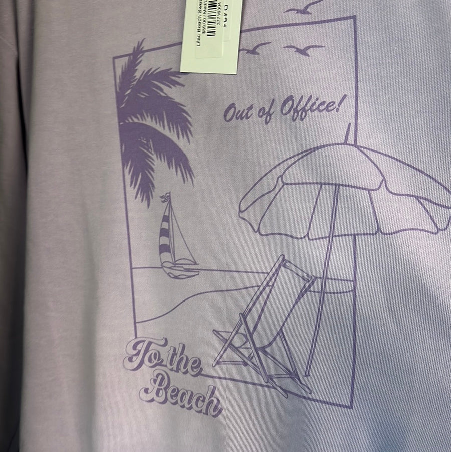 Lilac Beach Sweatshirt