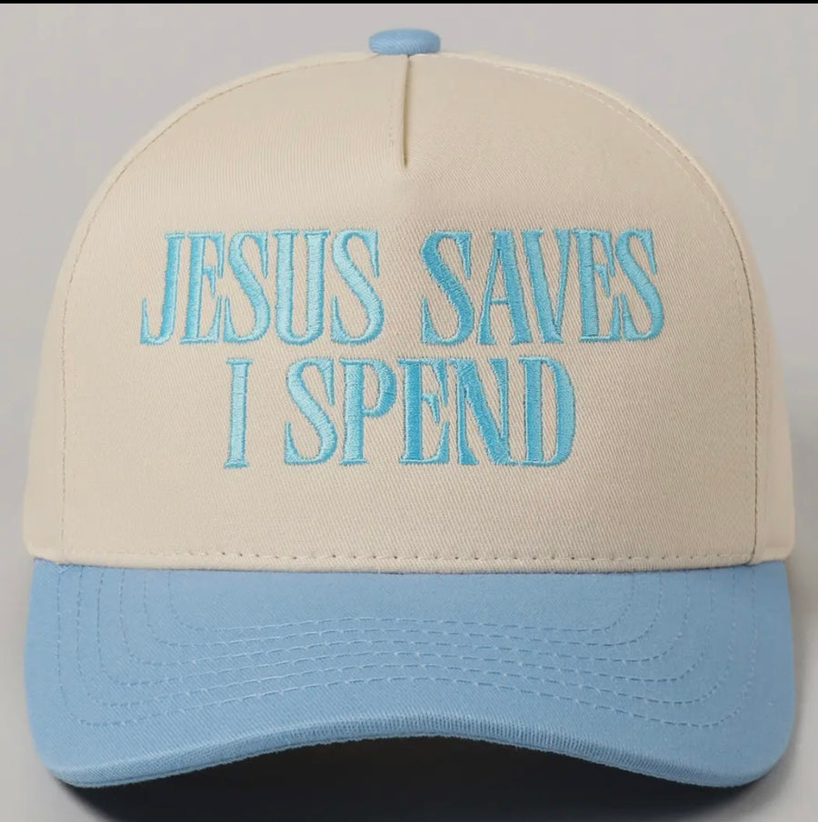 Jesus Saves I Spend Trucker Hat