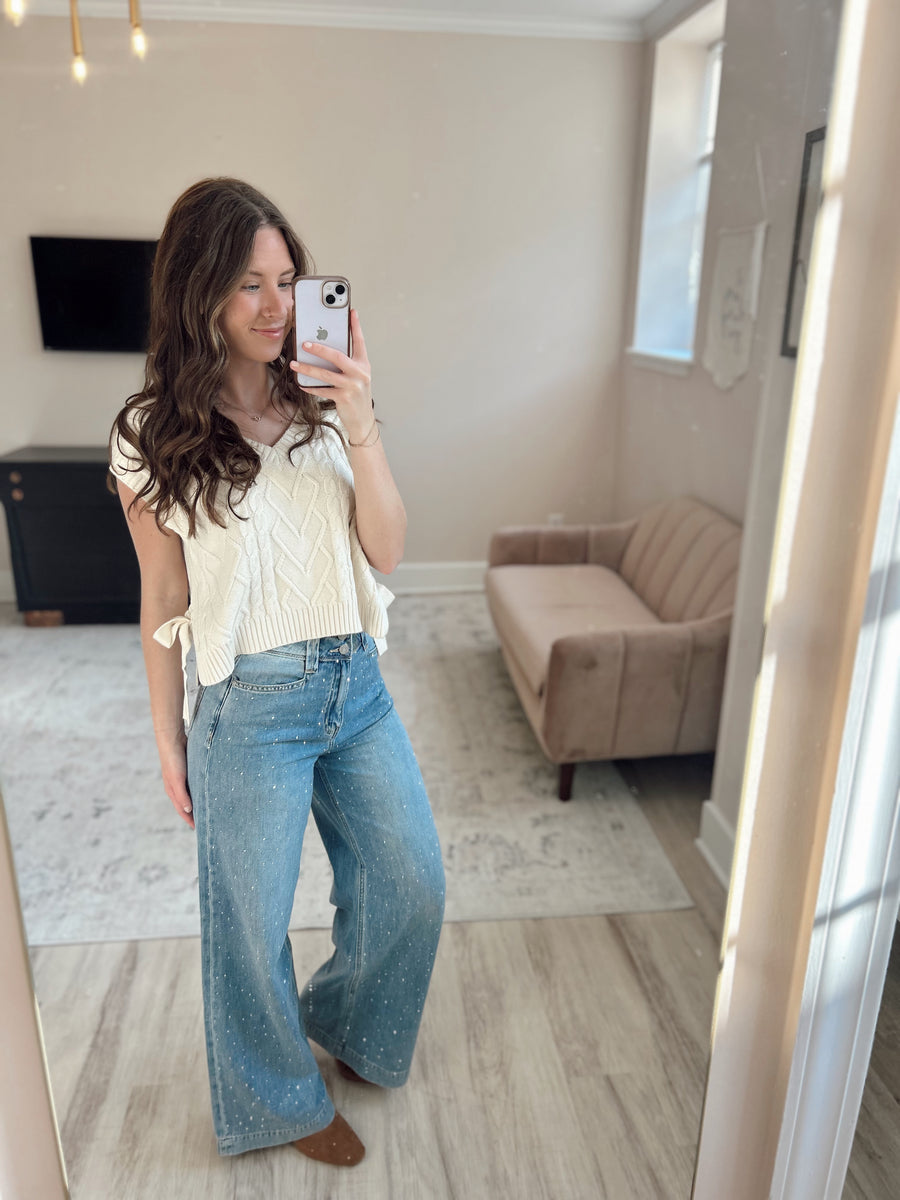 Rena Rhinestone Jeans