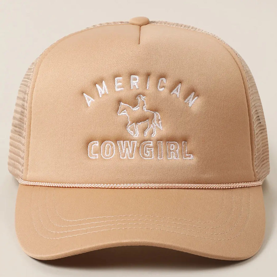 American Cowgirl Trucker Hat