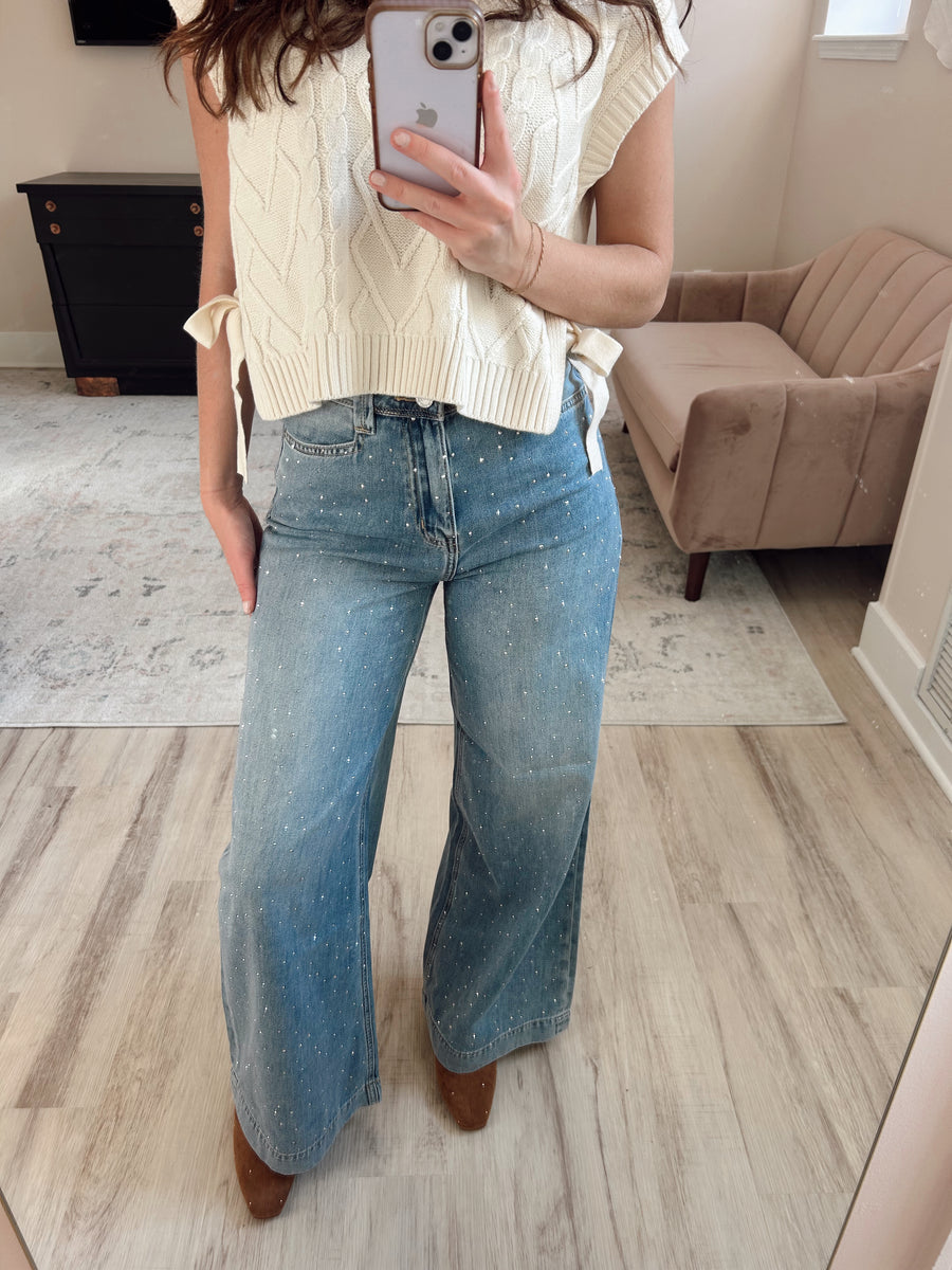 Rena Rhinestone Jeans