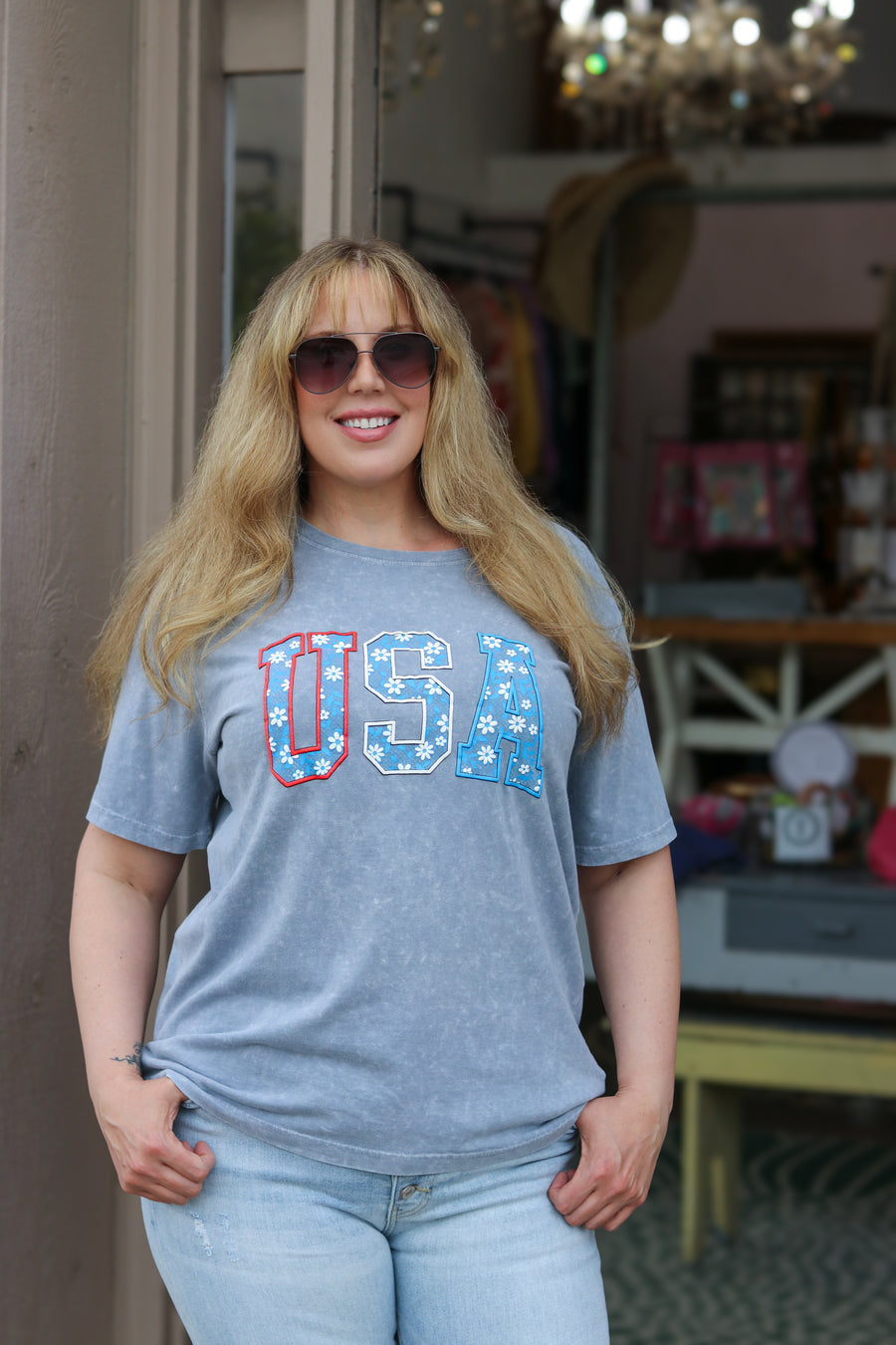 Puff Flower Tee