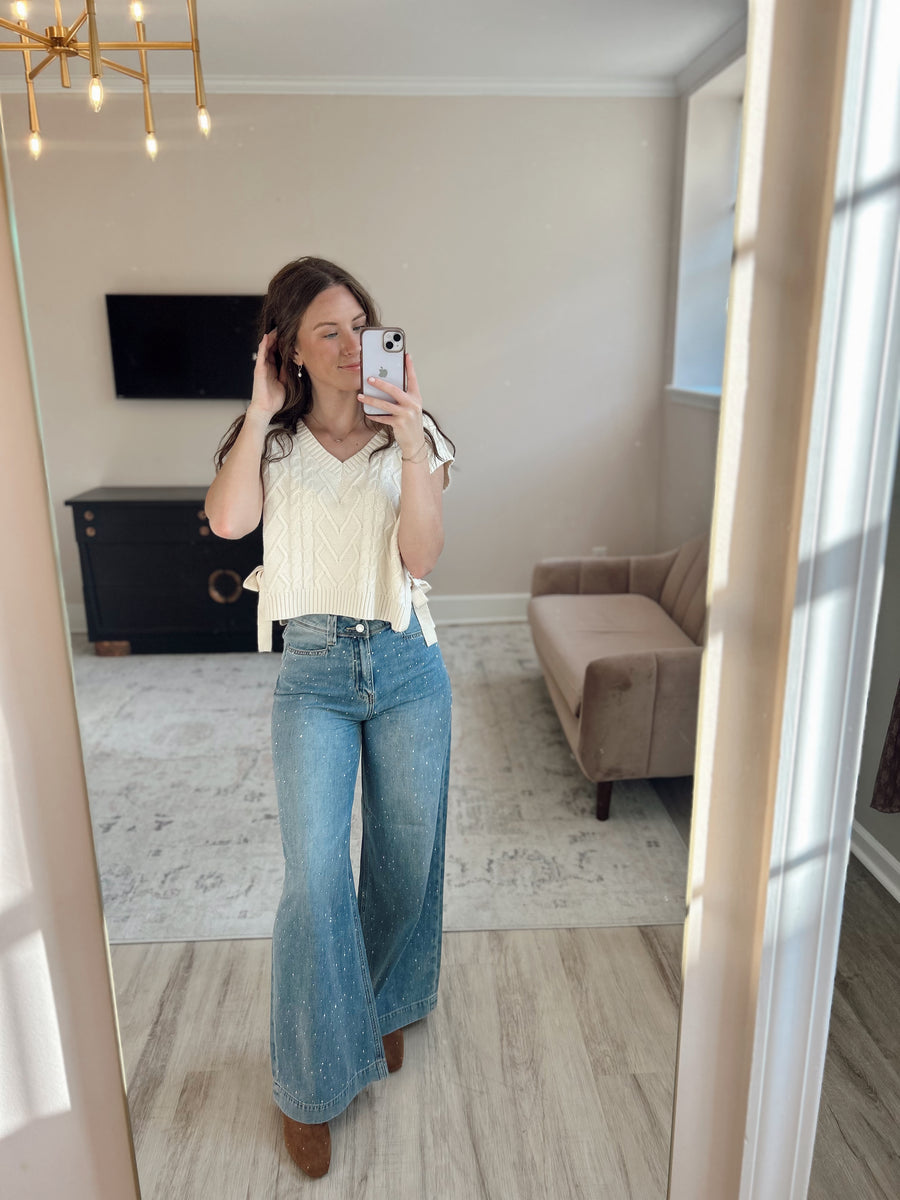 Rena Rhinestone Jeans