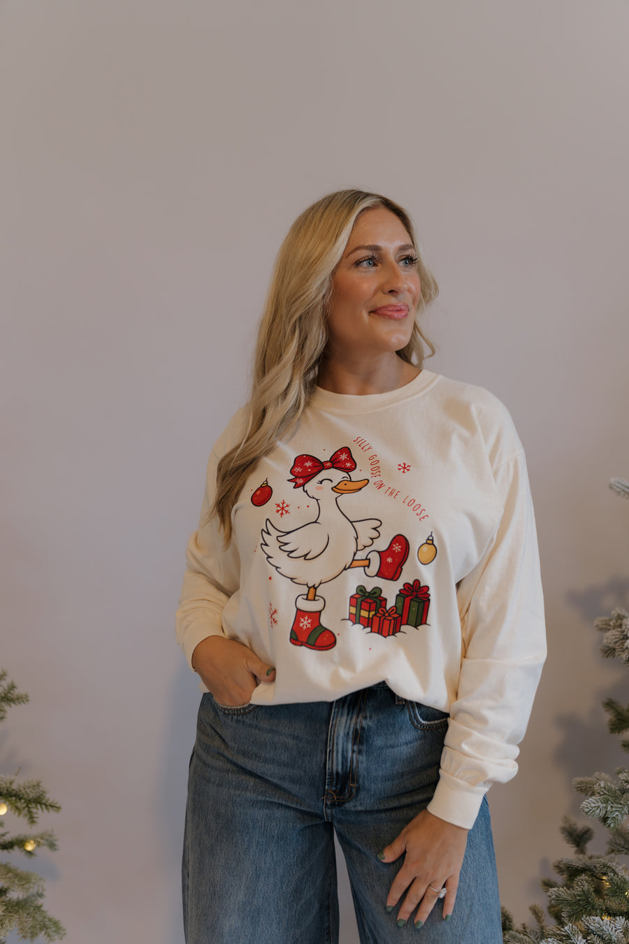 Silly Goose Holiday Graphic