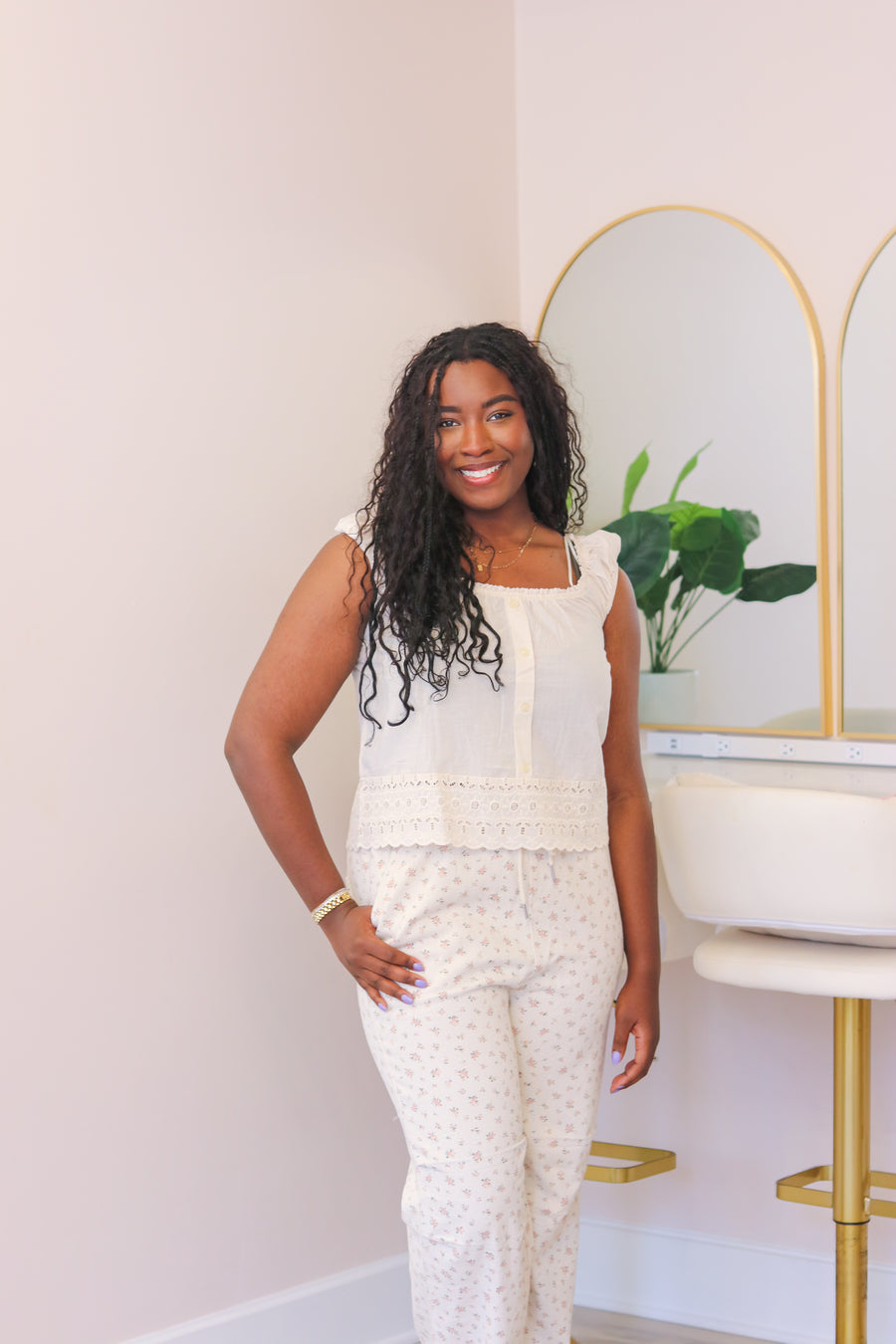 Ellie's Eyelet Top