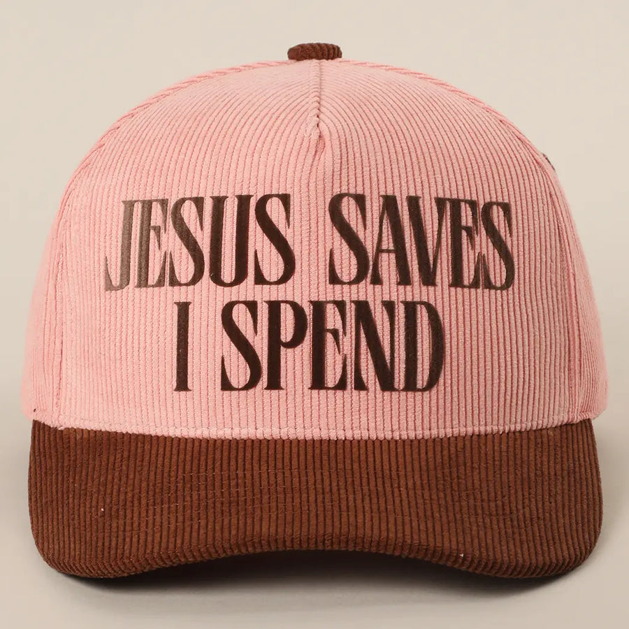 Jesus Saves I Spend Trucker Hat