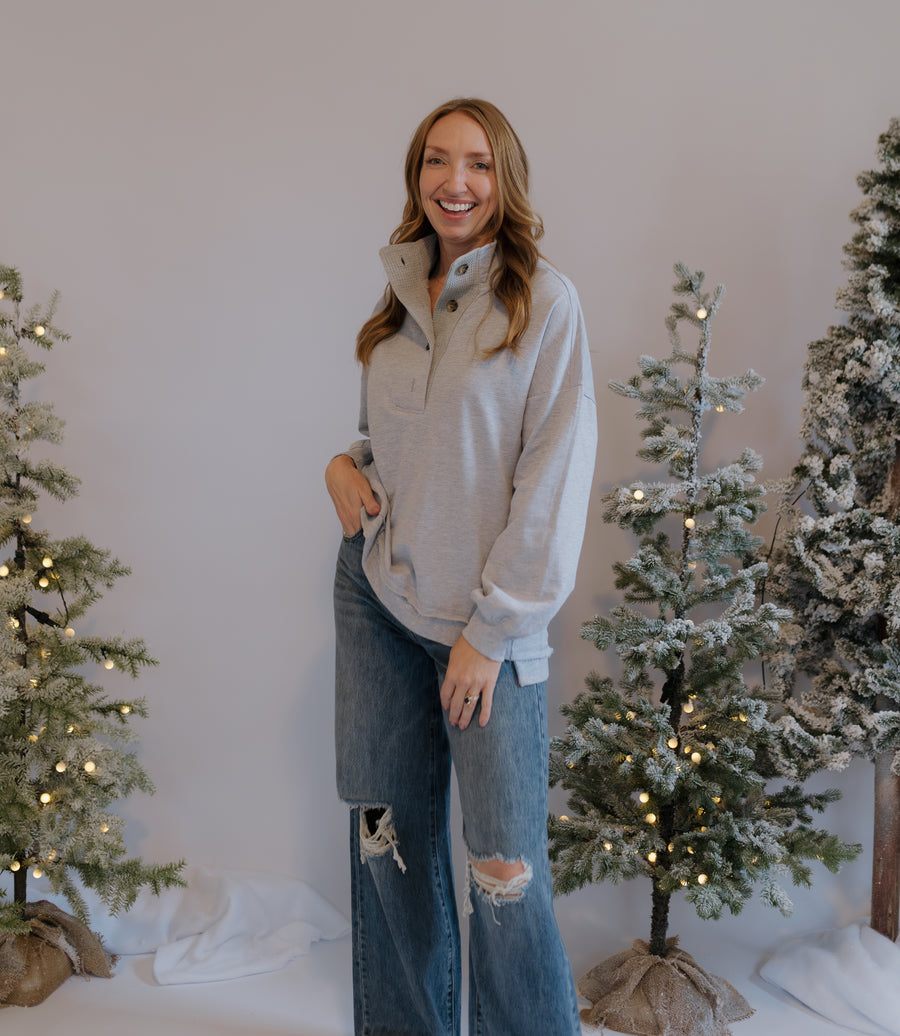 Amanda Mock Neck Pullover