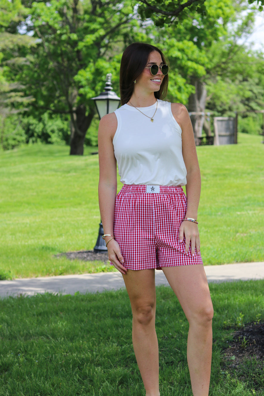 Y2K Gingham Shorts