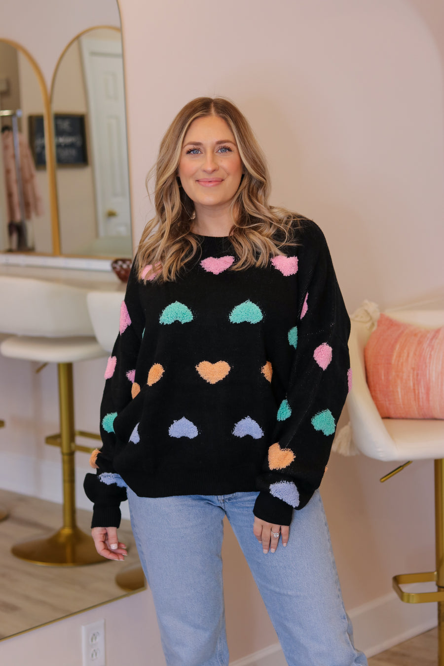 Plus Heart Sweater