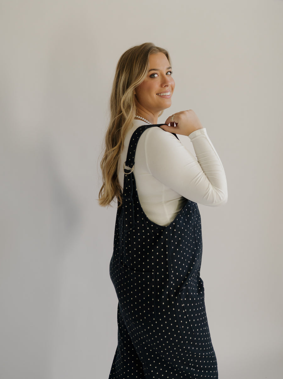Ditsy Dot Overalls