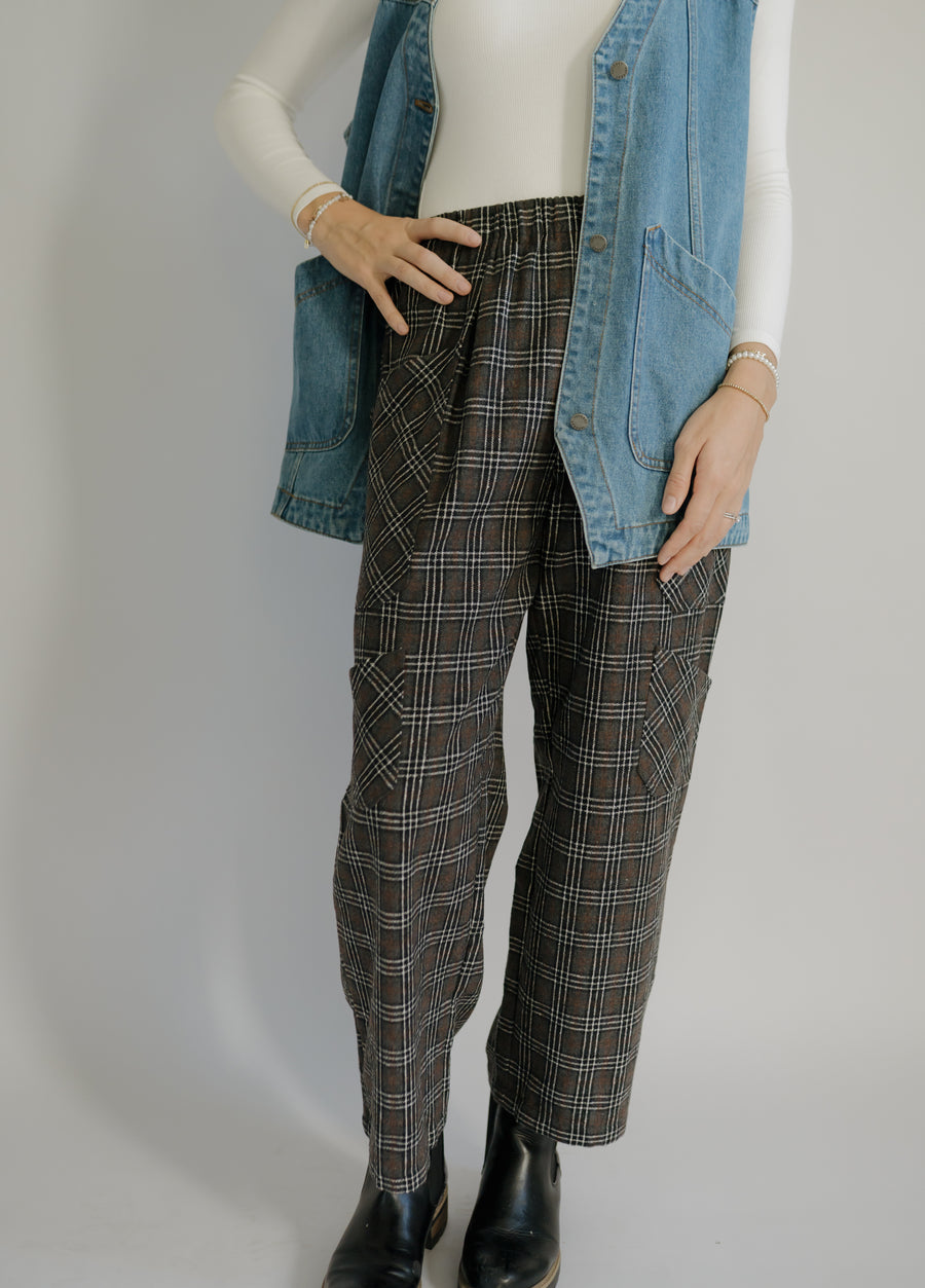 Percy Plaid Cargo