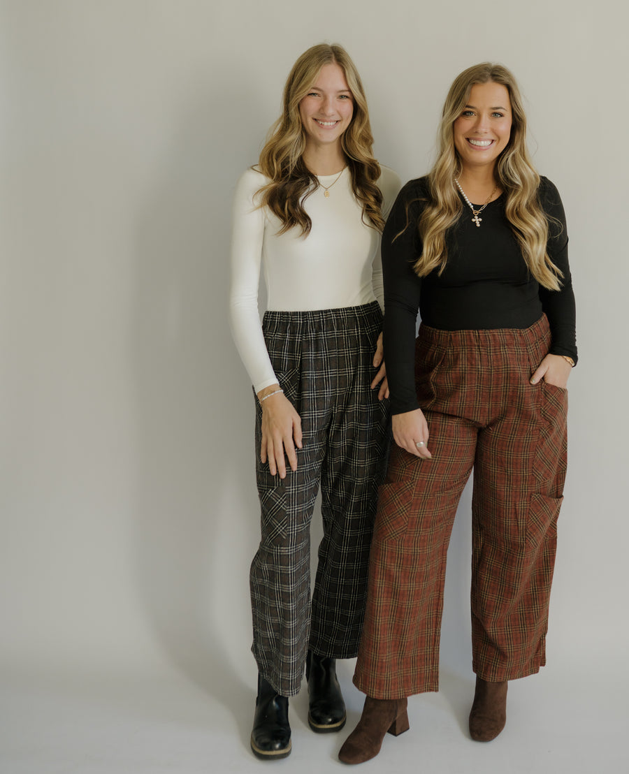 Percy Plaid Cargo
