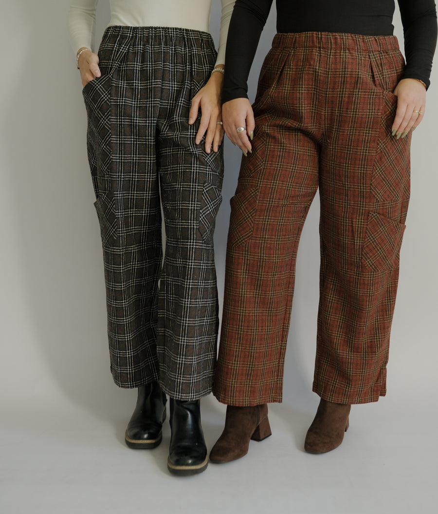 Percy Plaid Cargo