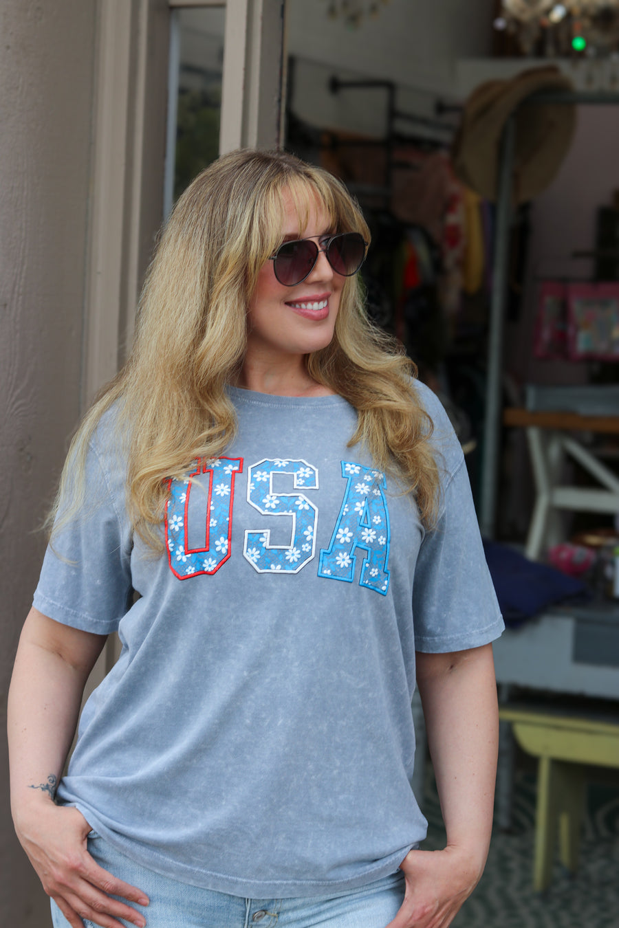 Puff Flower Tee