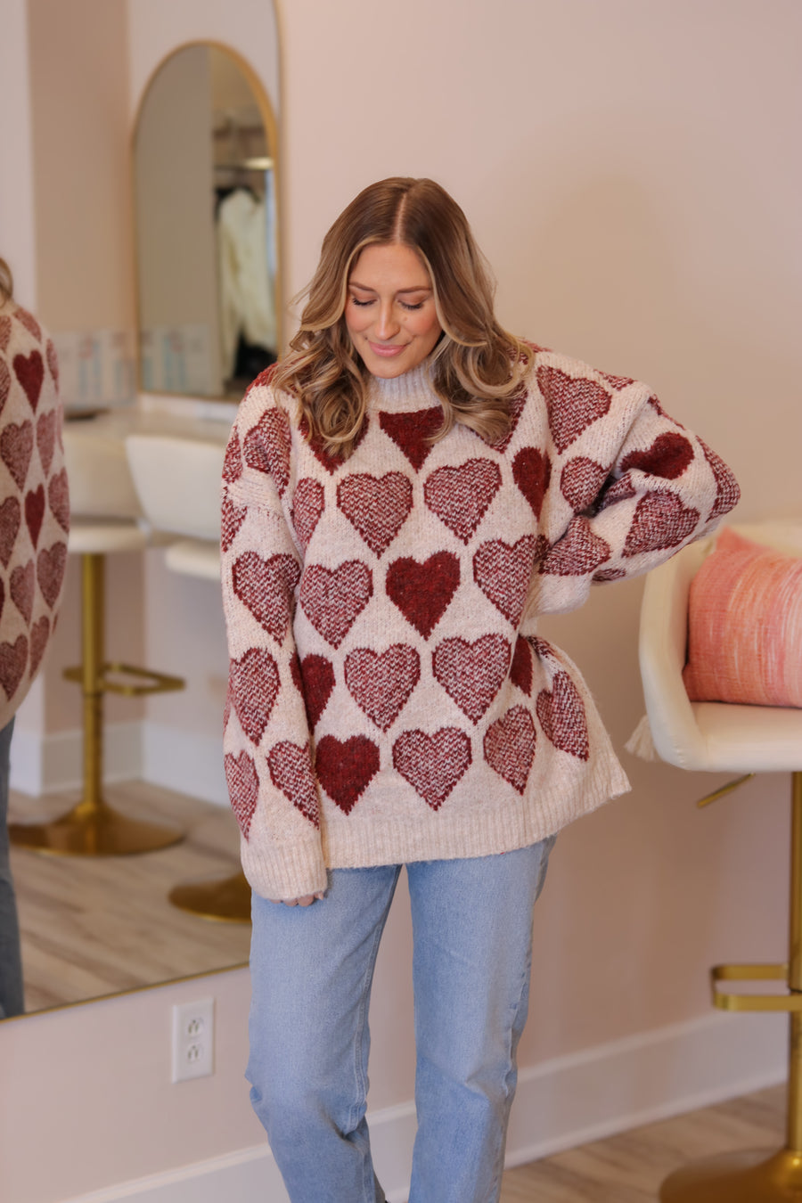 Lidia Heart Sweater