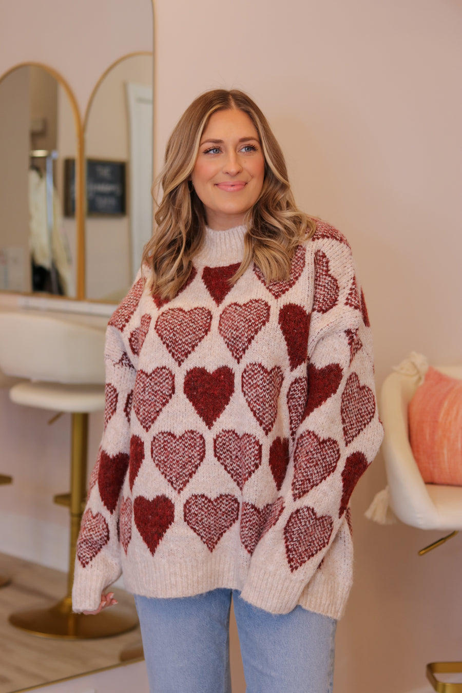 Lidia Heart Sweater