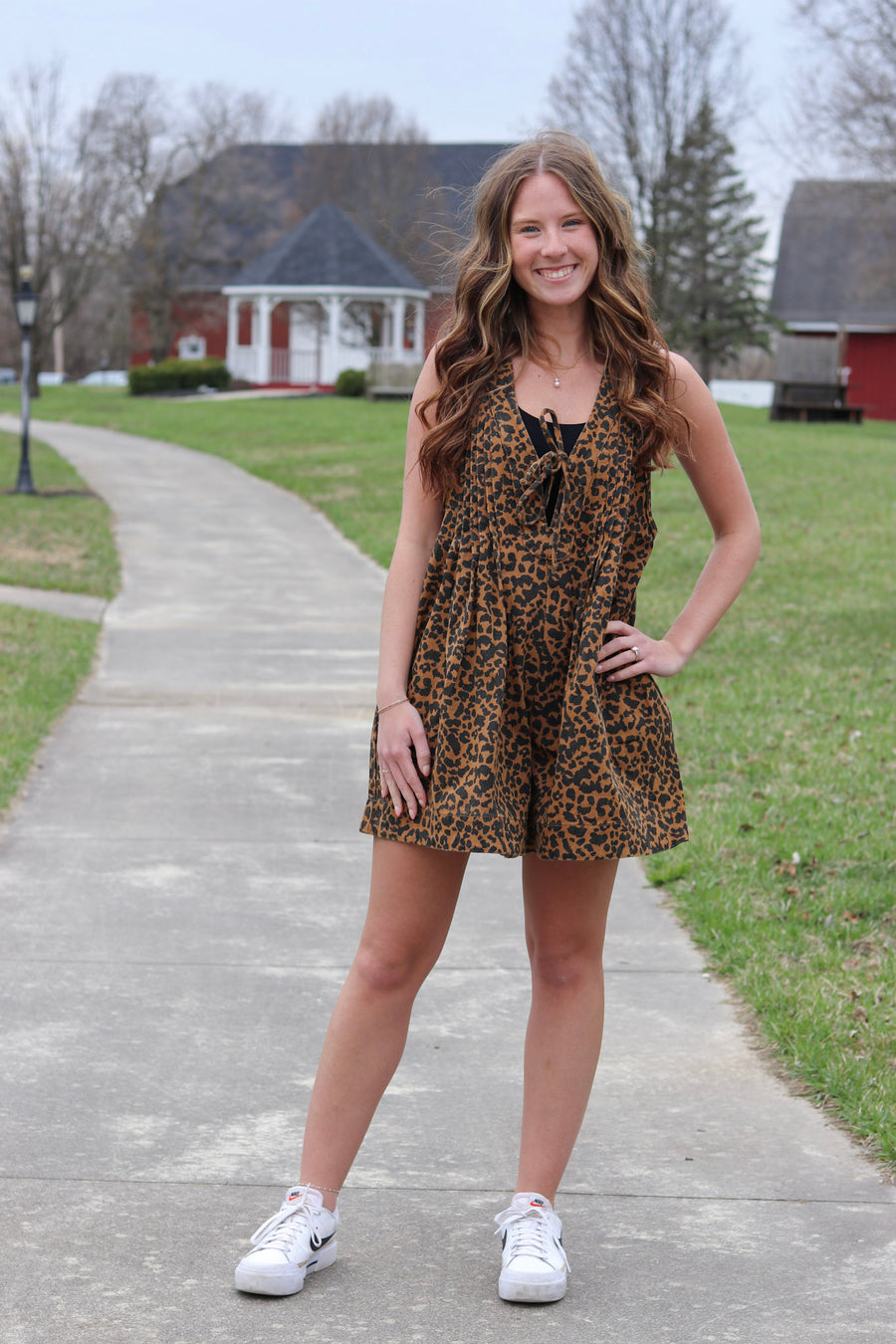 Leopard Romper
