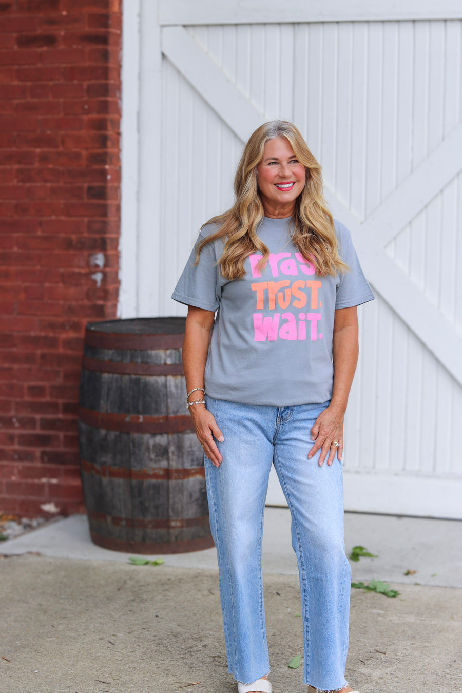 Pray Trust Wait Tee
