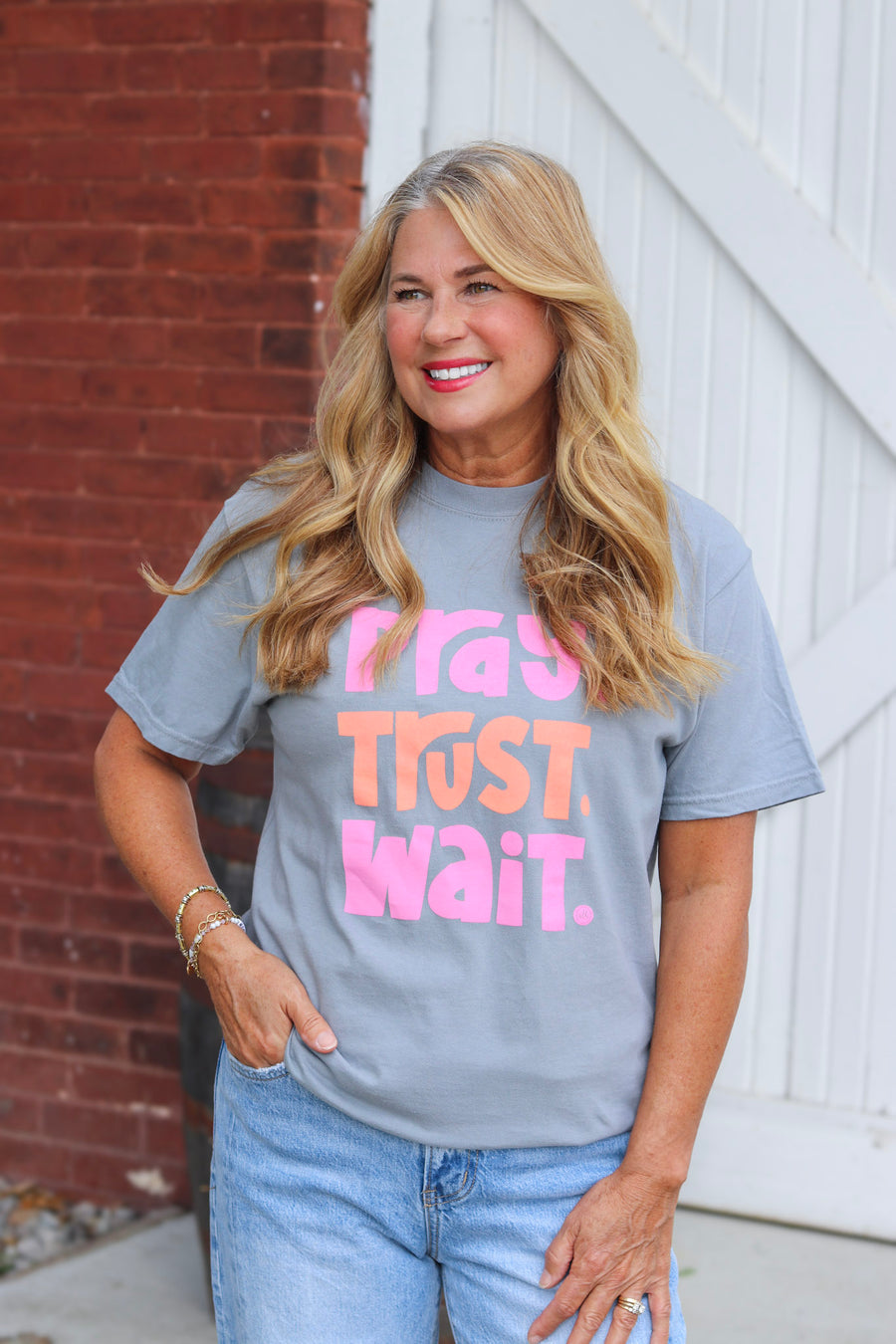 Pray Trust Wait Tee