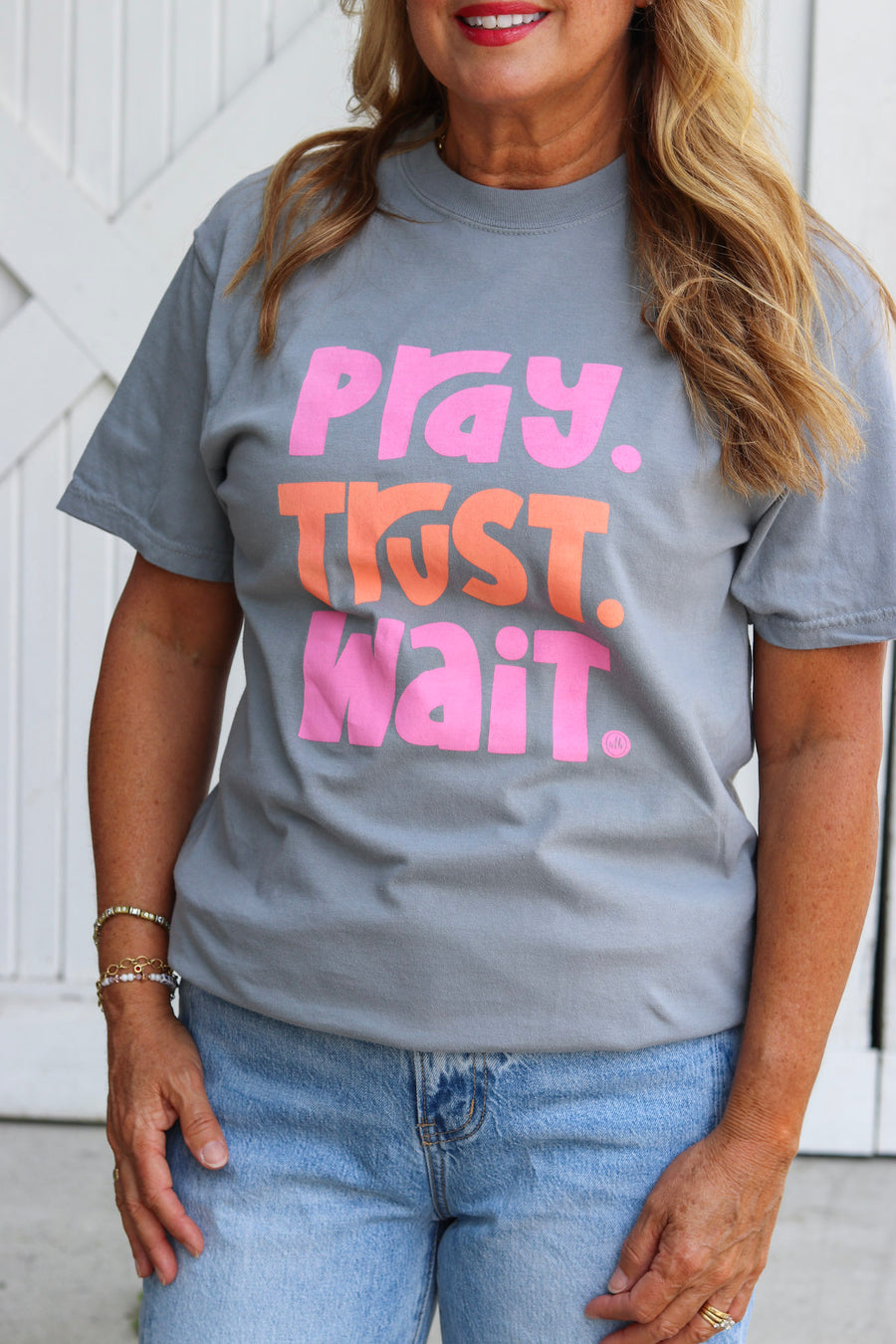 Pray Trust Wait Tee