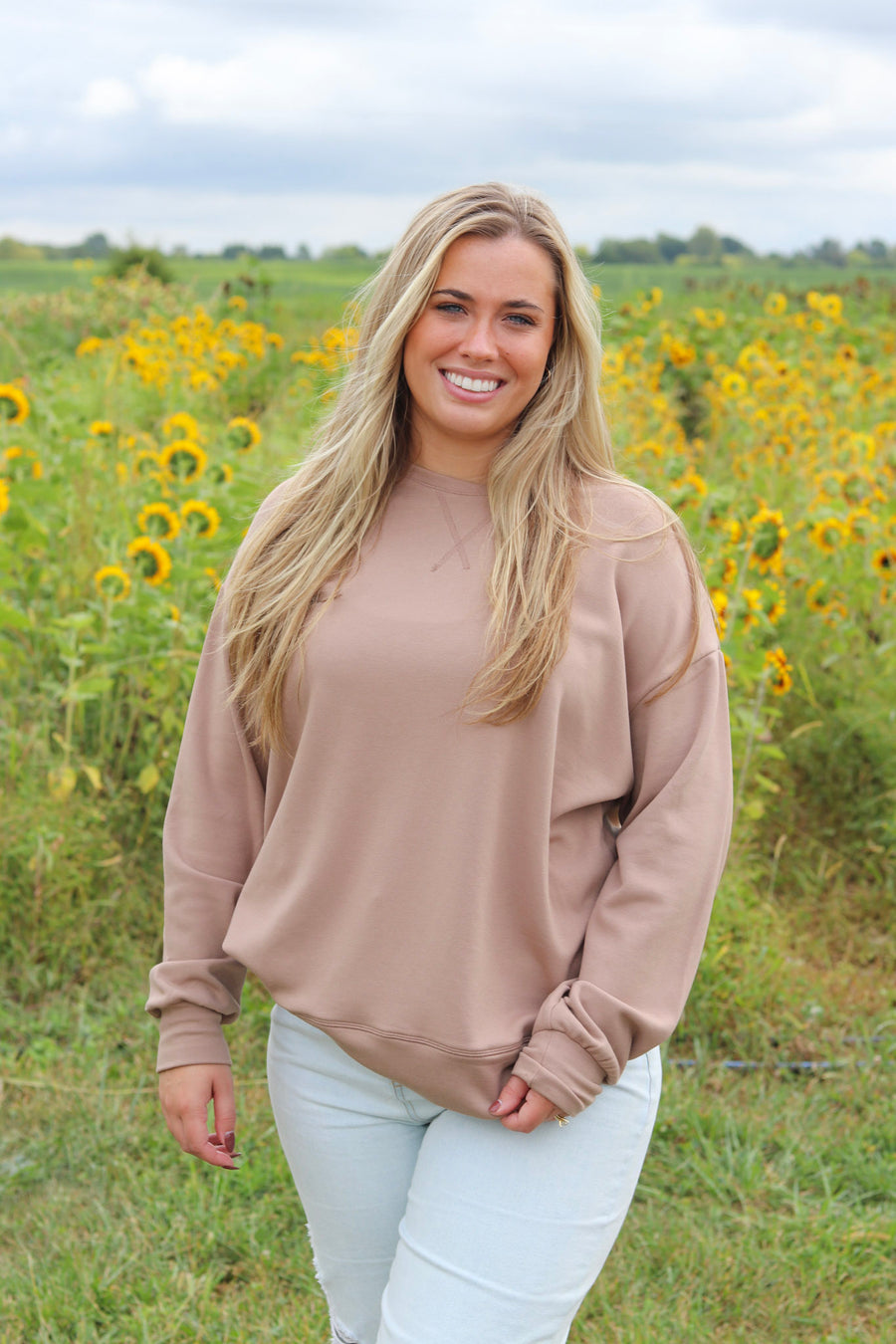Oversized Pullover Crew