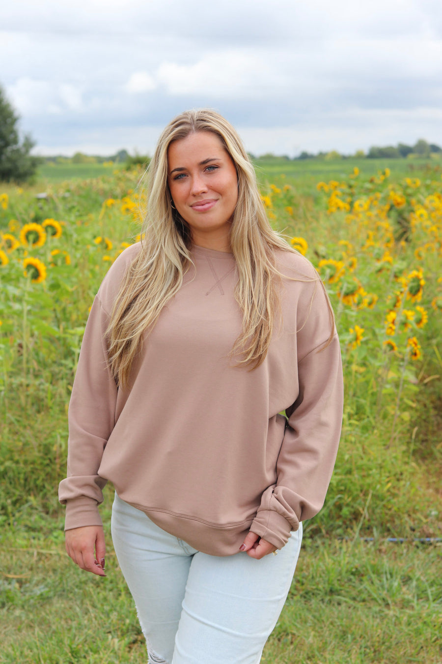Oversized Pullover Crew