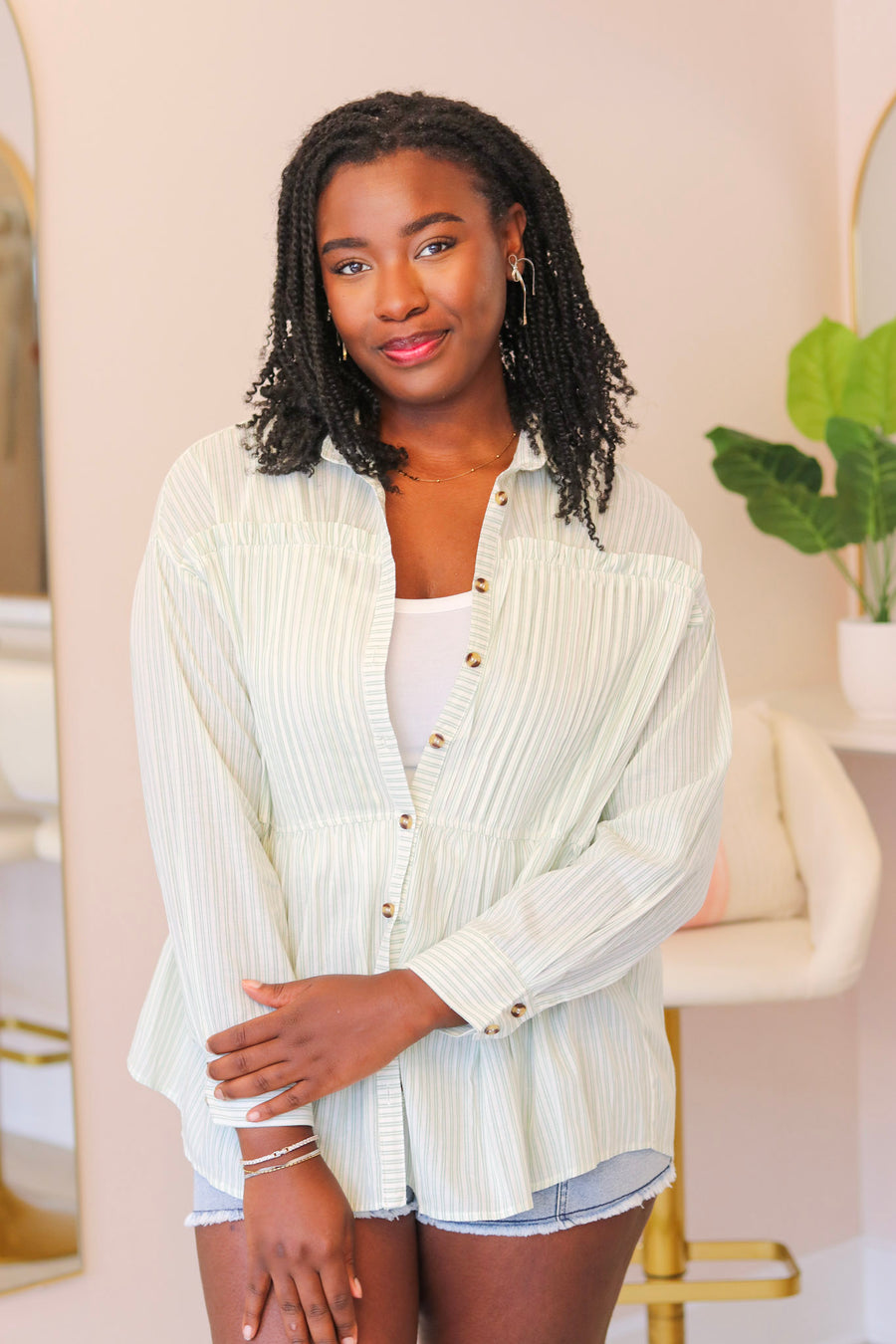 Peplum Stripes