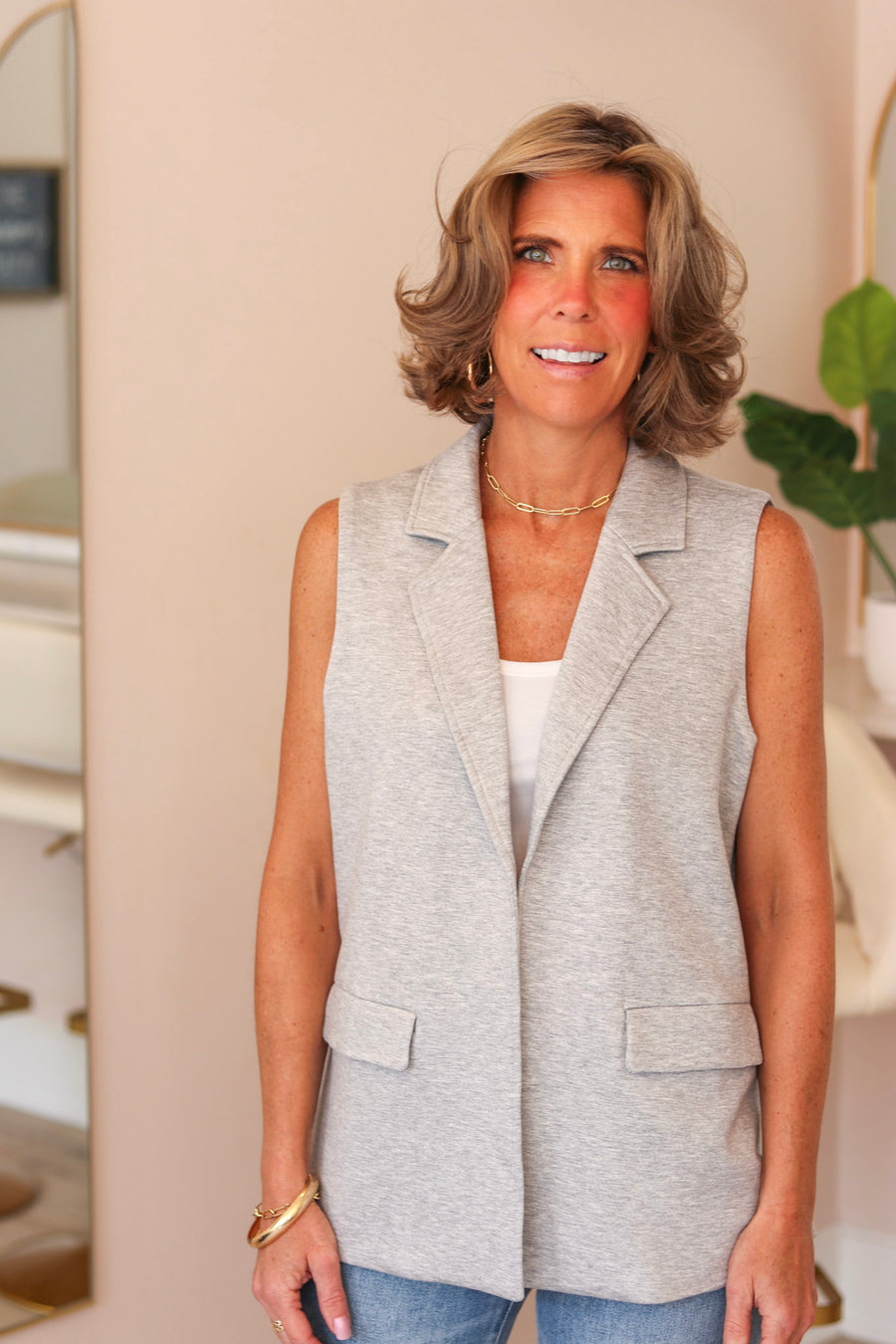 Stretch Knit Vest