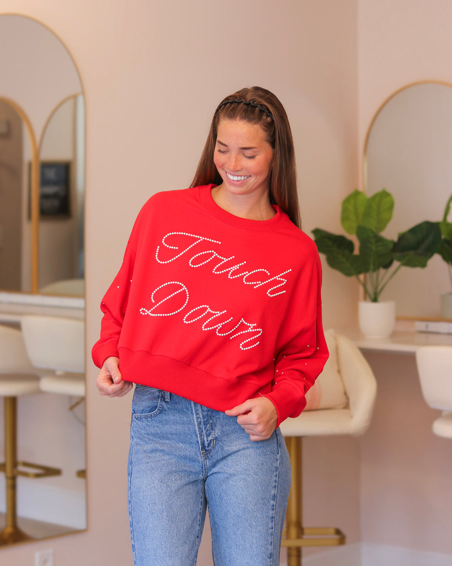 Lottie Pearl Trim Pullover