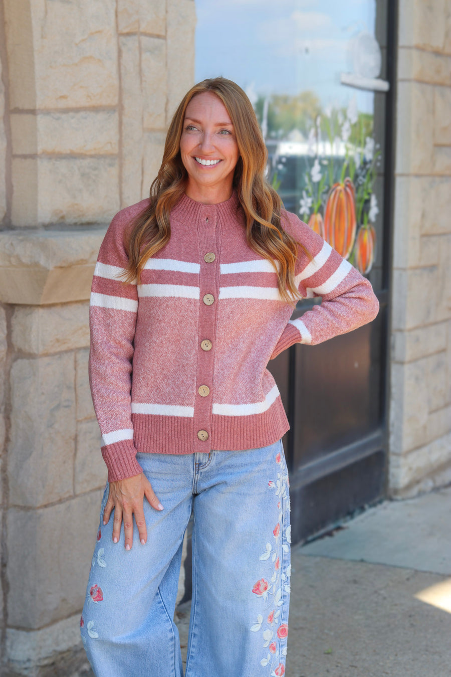 Mocking Blocks Sweater