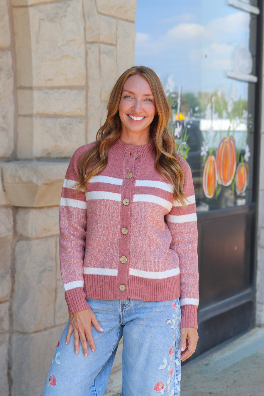 Mocking Blocks Sweater