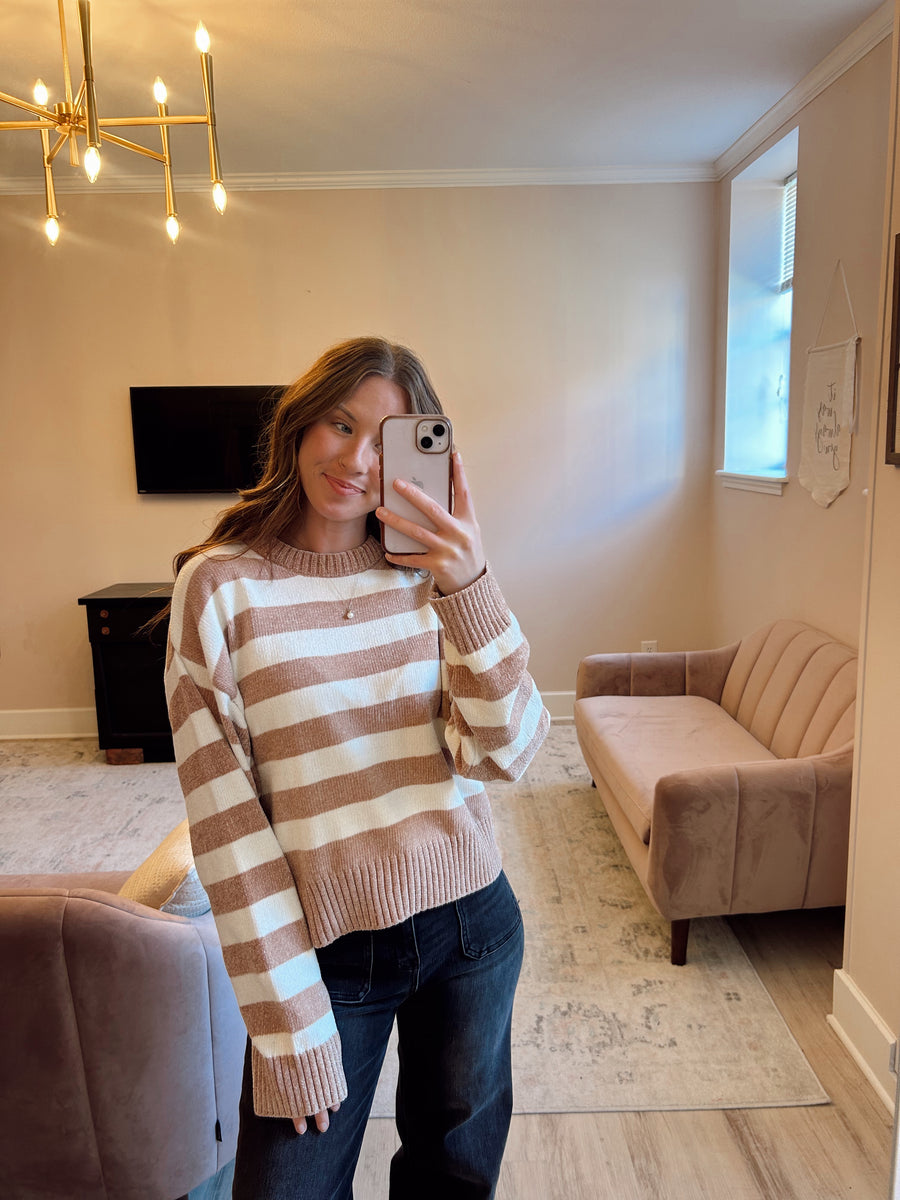 Reese Ribbed Edge Sweater