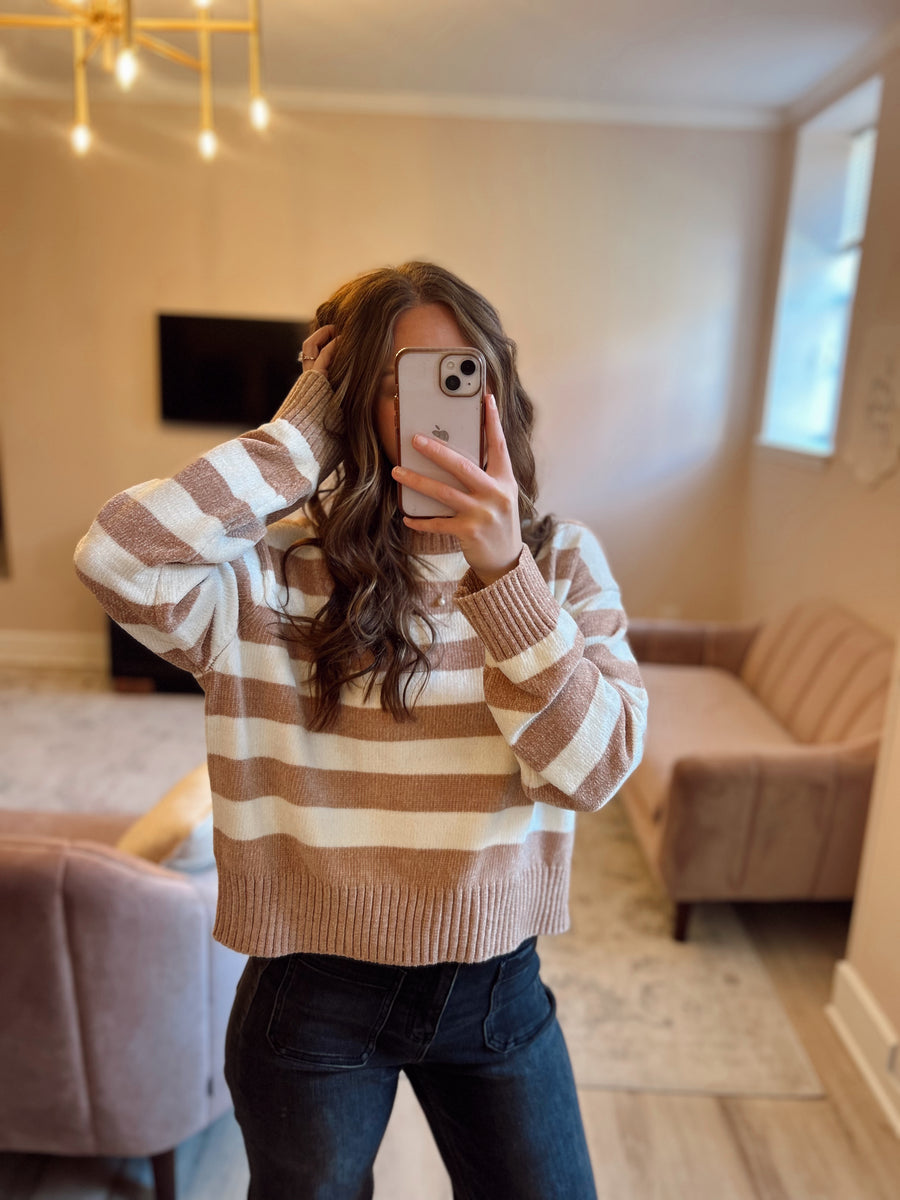 Reese Ribbed Edge Sweater